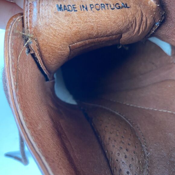 Men's Sebago Drysides Waterproof Lace up Brown Leather Oxford Shoes Size 8M - Picture 6 of 16